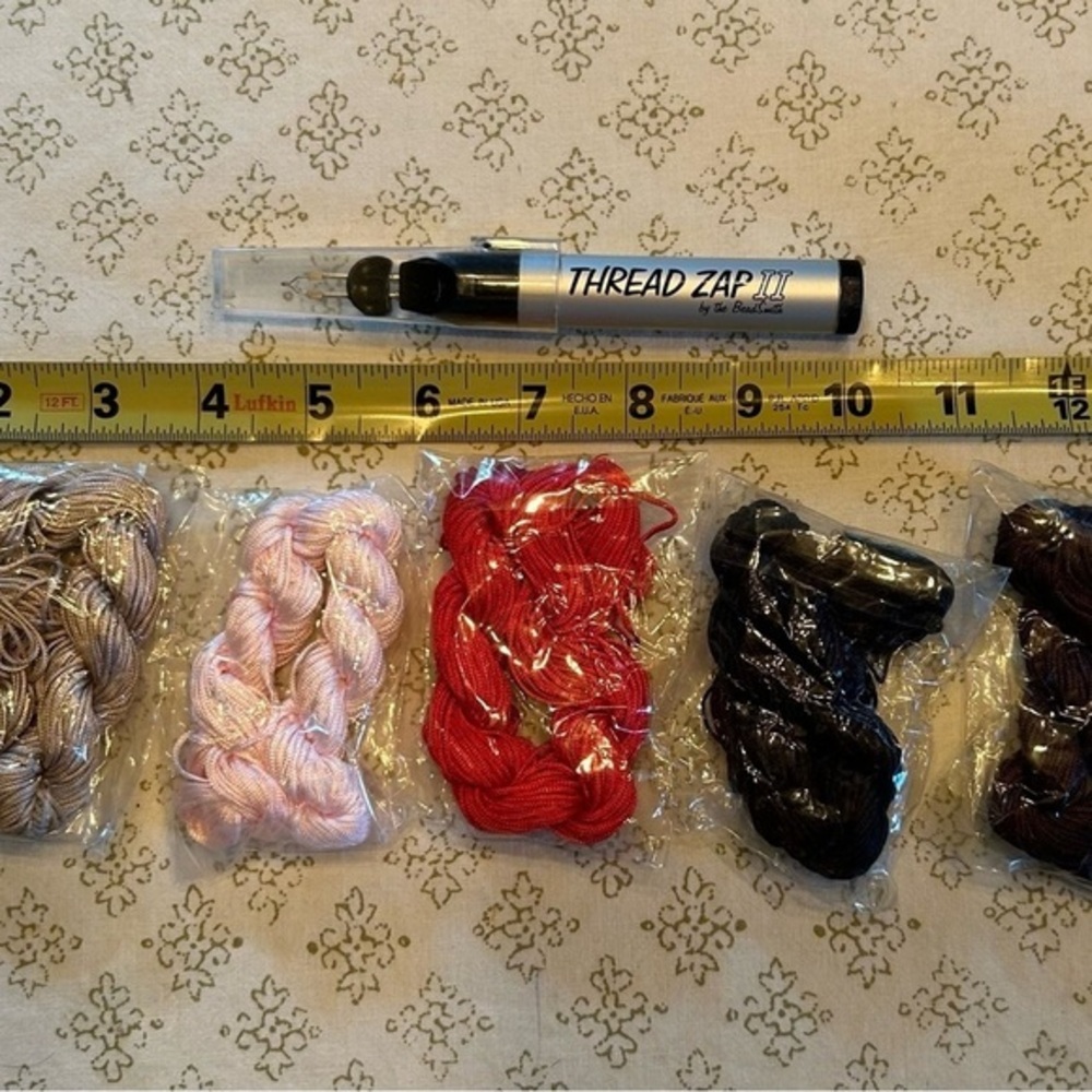 Thread Zap II with 5 Packages of Thread Jewelry Crafts Plant Hangers